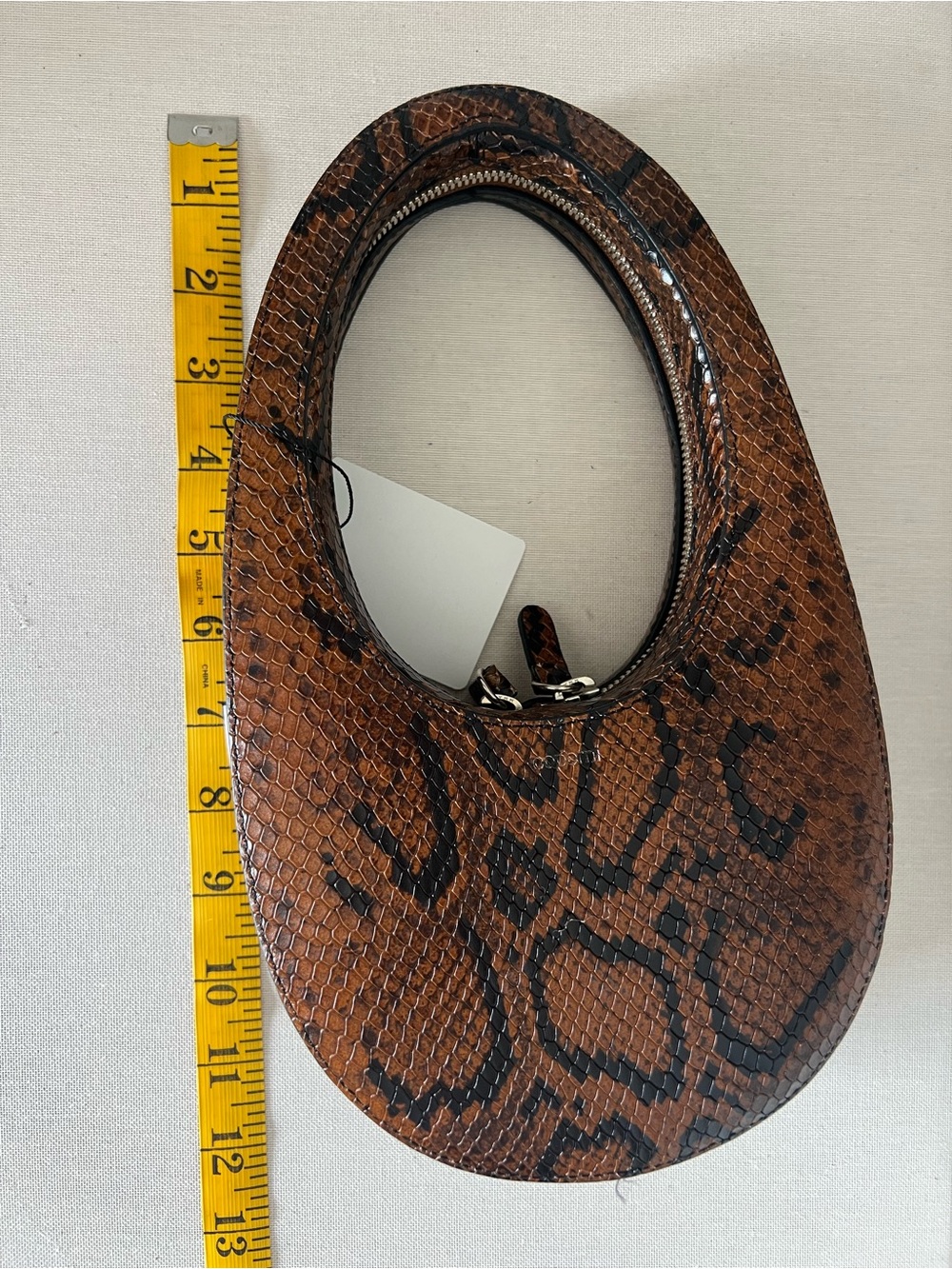 NWT Coperni Python Print Swipe Mini Bag - Picture 8 of 10